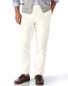 Charles Tyrwhitt Charles Tyrwhitt Chalk Extra Slim Fit Flat Front Chinos