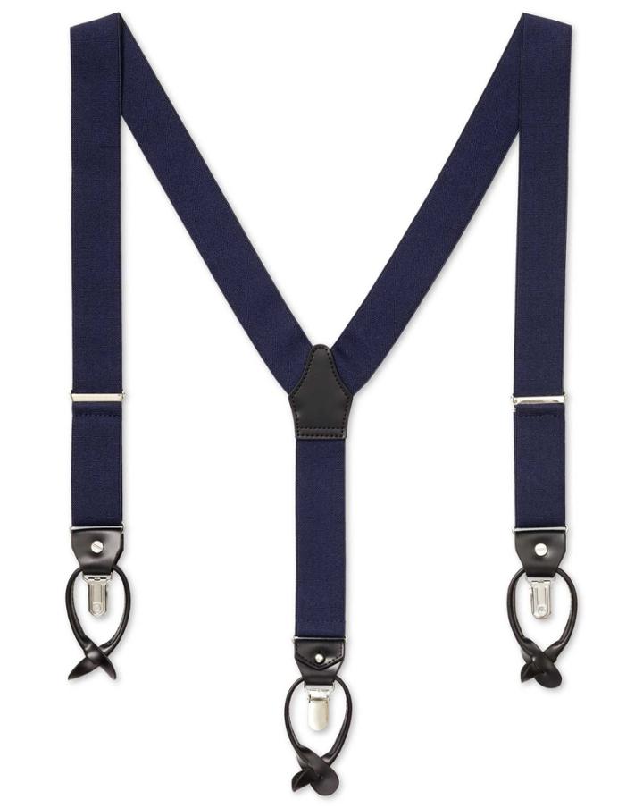 Charles Tyrwhitt Navy Combination Suspenders By Charles Tyrwhitt