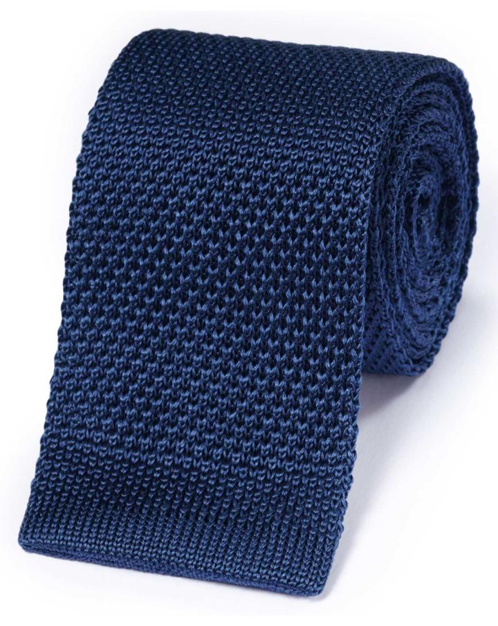 Charles Tyrwhitt Royal Silk Knitted Classic Tie By Charles Tyrwhitt