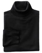 Charles Tyrwhitt Black Merino Wool Roll Neck Sweater Size Large By Charles Tyrwhitt