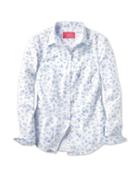 Charles Tyrwhitt Charles Tyrwhitt Women's Semi-fitted Bicycle Print Blue Shirt