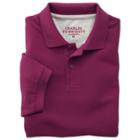 Charles Tyrwhitt Charles Tyrwhitt Wine Short Sleeve Plain Classic Fit Essential Pique Polo (l)