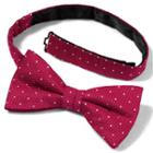 Charles Tyrwhitt Charles Tyrwhitt Fuschia Textured Spot Ready-tied Bow Tie