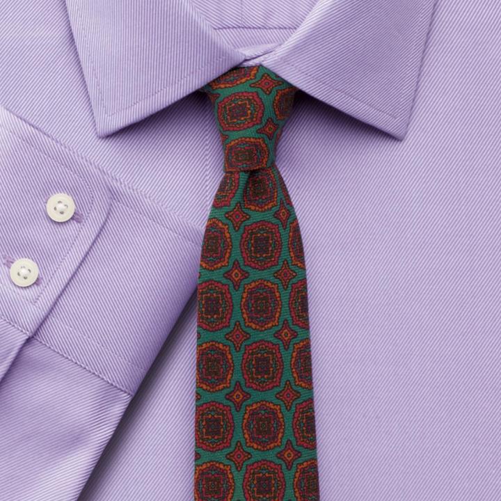 Charles Tyrwhitt Charles Tyrwhitt Extra Slim Fit Egyptian Cotton Cavalry Twill Lilac Shirt