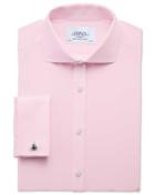 Charles Tyrwhitt Charles Tyrwhitt Extra Slim Fit Spread Collar Non-iron Poplin Light Pink Cotton Dress Shirt Size 14.5/32