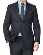 Charles Tyrwhitt Charles Tyrwhitt Blue Slim Fit Thornproof Luxury Suit Wool Jacket Size 36