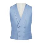 Charles Tyrwhitt Charles Tyrwhitt Classic Fit Duck Egg Blue Morning Suit Vest (40)