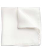  White Evening Silk Pocket Square By Charles Tyrwhitt