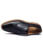 Charles Tyrwhitt Charles Tyrwhitt Navy Eastcott Wing Tip Brogue Derby Shoes Size 11.5