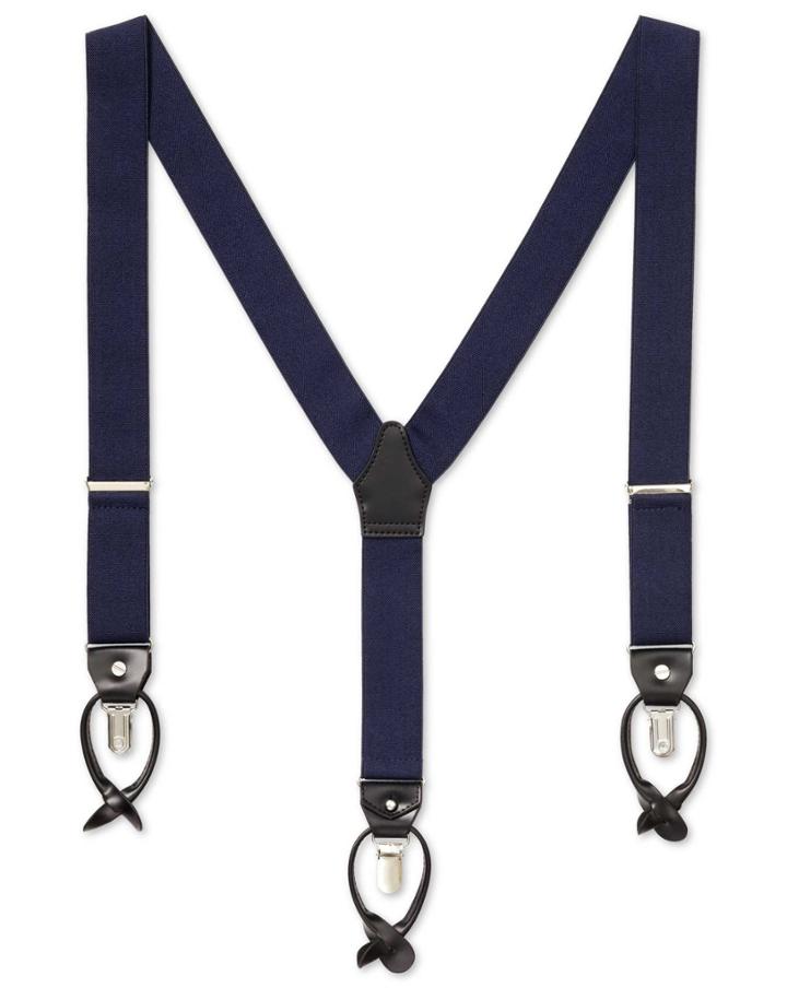  Navy Combination Suspenders By Charles Tyrwhitt
