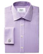 Charles Tyrwhitt Charles Tyrwhitt Slim Fit Non-iron Puppytooth Lilac Shirt