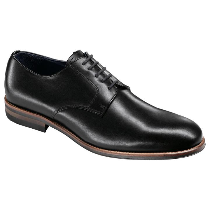 Charles Tyrwhitt Charles Tyrwhitt Black Rivington Contrast Welt Derby Shoes (13 Us)