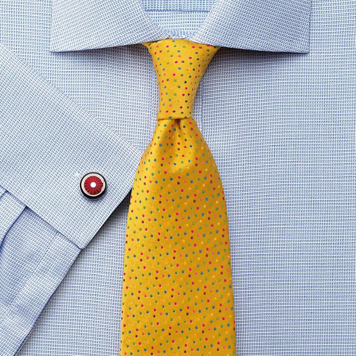 Charles Tyrwhitt Charles Tyrwhitt Gold Silk Luxury Multi Spot Tie