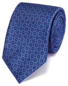 Charles Tyrwhitt Blue And Navy Silk Classic Tie By Charles Tyrwhitt