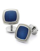Charles Tyrwhitt Royal Wave Square Enamel Cuff Links By Charles Tyrwhitt