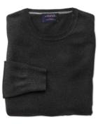 Charles Tyrwhitt Charles Tyrwhitt Charcoal Cotton Cashmere Crew Neck Jumper