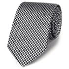 Charles Tyrwhitt Charles Tyrwhitt Classic Black Puppytooth Tie