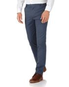  Airforce Blue Extra Slim Fit Flat Front Non-iron Cotton Chino Pants Size W30 L30 By Charles Tyrwhitt