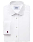 Charles Tyrwhitt Charles Tyrwhitt Classic Fit Oxford White Cotton Dress Shirt Size 15/33