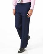 Charles Tyrwhitt Indigo Blue Classic Fit Panama Puppytooth Business Suit Wool Pants Size W32 L32 By Charles Tyrwhitt