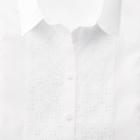 Charles Tyrwhitt Charles Tyrwhitt Women's Semi-fitted White Broderie Cotton Shirt Size 6