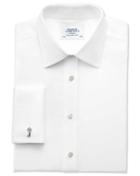 Charles Tyrwhitt Charles Tyrwhitt Extra Slim Fit Non Iron Imperial Weave White Cotton Dress Shirt Size 14.5/32