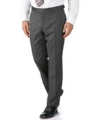 Charles Tyrwhitt Black Stripe Slim Fit Morning Suit Pants Size 30/34 By Charles Tyrwhitt