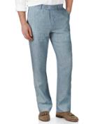 Charles Tyrwhitt Charles Tyrwhitt Light Blue Classic Fit Linen Tailored Pants Size W32 L30