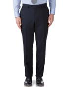 Charles Tyrwhitt Charles Tyrwhitt Navy Classic Fit Herringbone Business Suit Wool Pants Size W30 L38