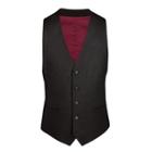 Charles Tyrwhitt Charles Tyrwhitt Charcoal Burlington Birdseye Slim Fit Suit Vest (36)