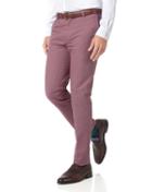 Charles Tyrwhitt Light Pink Extra Slim Fit Flat Front Non-iron Cotton Chino Pants Size W30 L32 By Charles Tyrwhitt