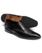  Black Derby Brogue Shoes Size 11 By Charles Tyrwhitt