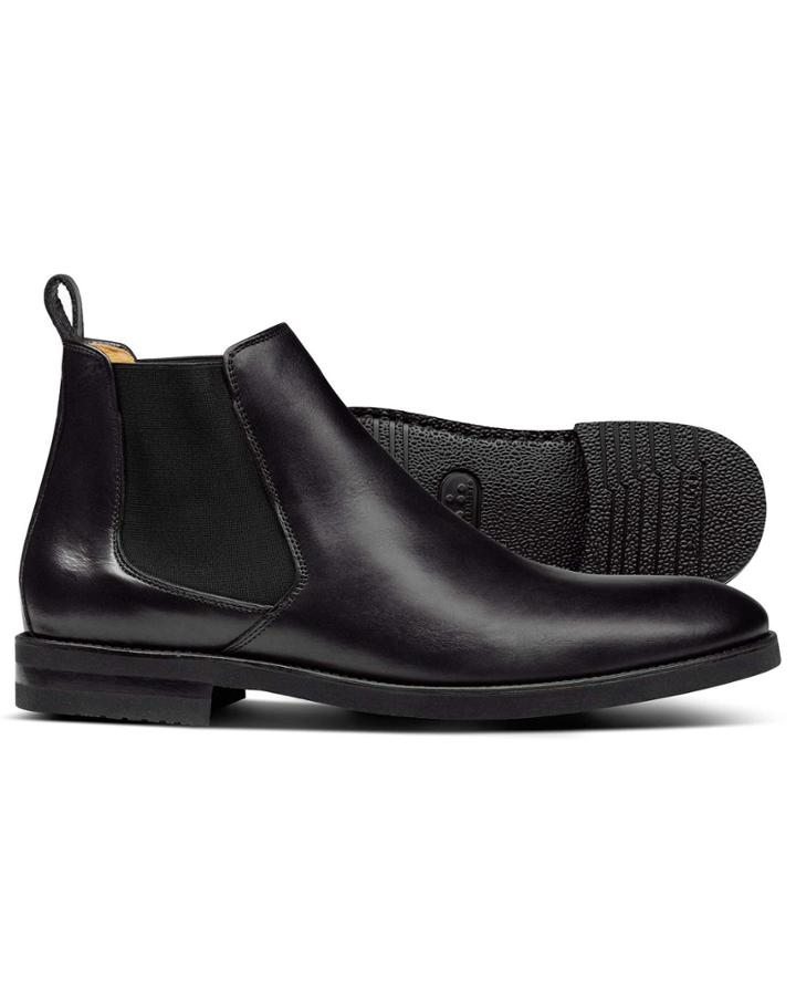  Black Extra Lightweight Chelsea Boots Size 12 By Charles Tyrwhitt