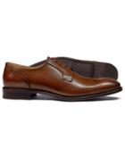  Tan Derby Shoes Size 10 By Charles Tyrwhitt
