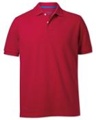  Red Pique Cotton Polo Size Small By Charles Tyrwhitt