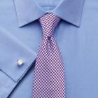 Charles Tyrwhitt Charles Tyrwhitt Purple Silk Classic Puppytooth Tie
