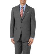 Charles Tyrwhitt Charcoal Slim Fit Panama Puppytooth Business Suit Wool Jacket Size 36 By Charles Tyrwhitt