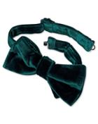 Charles Tyrwhitt Charles Tyrwhitt Green Velvet Ready-tied Bow Tie