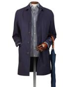  Navy Modern Mac Cotton Jacket Size 36 By Charles Tyrwhitt
