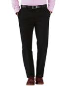 Charles Tyrwhitt Charles Tyrwhitt Black Slim Fit Flat Front Non-iron Cotton Chino Pants Size W30 L30