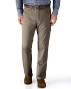 Charles Tyrwhitt Charles Tyrwhitt Stone Slim Fit 5 Pocket Textured Dobby Cotton Tailored Pants Size W42 L34