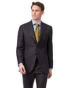  Aubergine Slim Fit Italian Suit Wool Jacket Size 38 By Charles Tyrwhitt