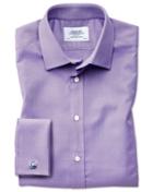 Charles Tyrwhitt Classic Fit Egyptian Cotton Royal Oxford Lilac Dress Shirt French Cuff Size 15.5/33 By Charles Tyrwhitt