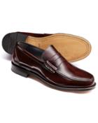 Charles Tyrwhitt Charles Tyrwhitt Burgundy Harlyn Loafers Size 11.5