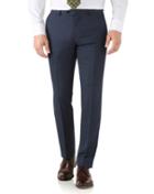 Charles Tyrwhitt Airforce Blue Slim Fit Hairline Business Suit Wool Pants Size W32 L30 By Charles Tyrwhitt