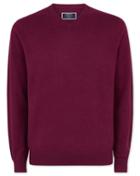  Berry Cashmere V Neck Sweater Size Large By Charles Tyrwhitt