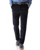 Charles Tyrwhitt Charles Tyrwhitt Navy Extra Slim Fit Jumbo Cord Cotton Tailored Pants Size W30 L32