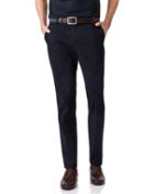  Navy Ultimate Cotton Chino Pants Size W32 L30 By Charles Tyrwhitt