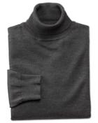 Charles Tyrwhitt Charcoal Merino Wool Roll Neck Sweater Size Large By Charles Tyrwhitt