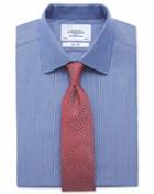 Charles Tyrwhitt Extra Slim Fit Fine Stripe Navy Cotton Dress Shirt French Cuff Size 14.5/33 By Charles Tyrwhitt